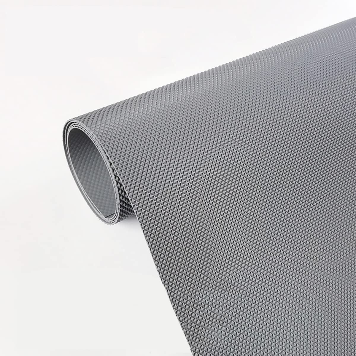JIEYUZYUO Grey Shelf Liners Width 55Cm for Kitchen Cupboard Liner Durable Plastic Drawer Mats Eva Material Length 60-500Cm/55Cm*300Cm