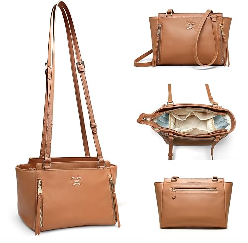 miss fong Crossbody Diaper Bags, Mini Diaper Bag Includes 6 Pockets