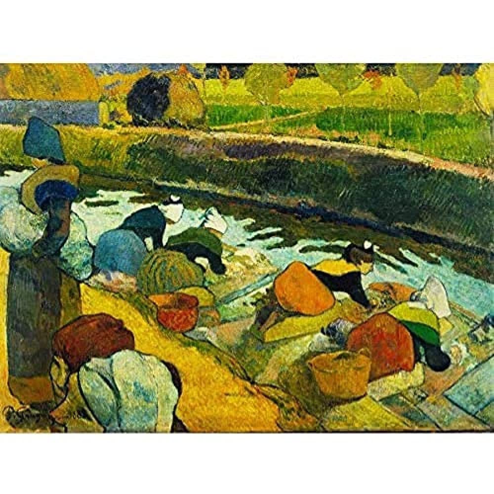 Paul Gauguin Washerwomen Art Print Canvas Premium Wall Decor Poster Mural
