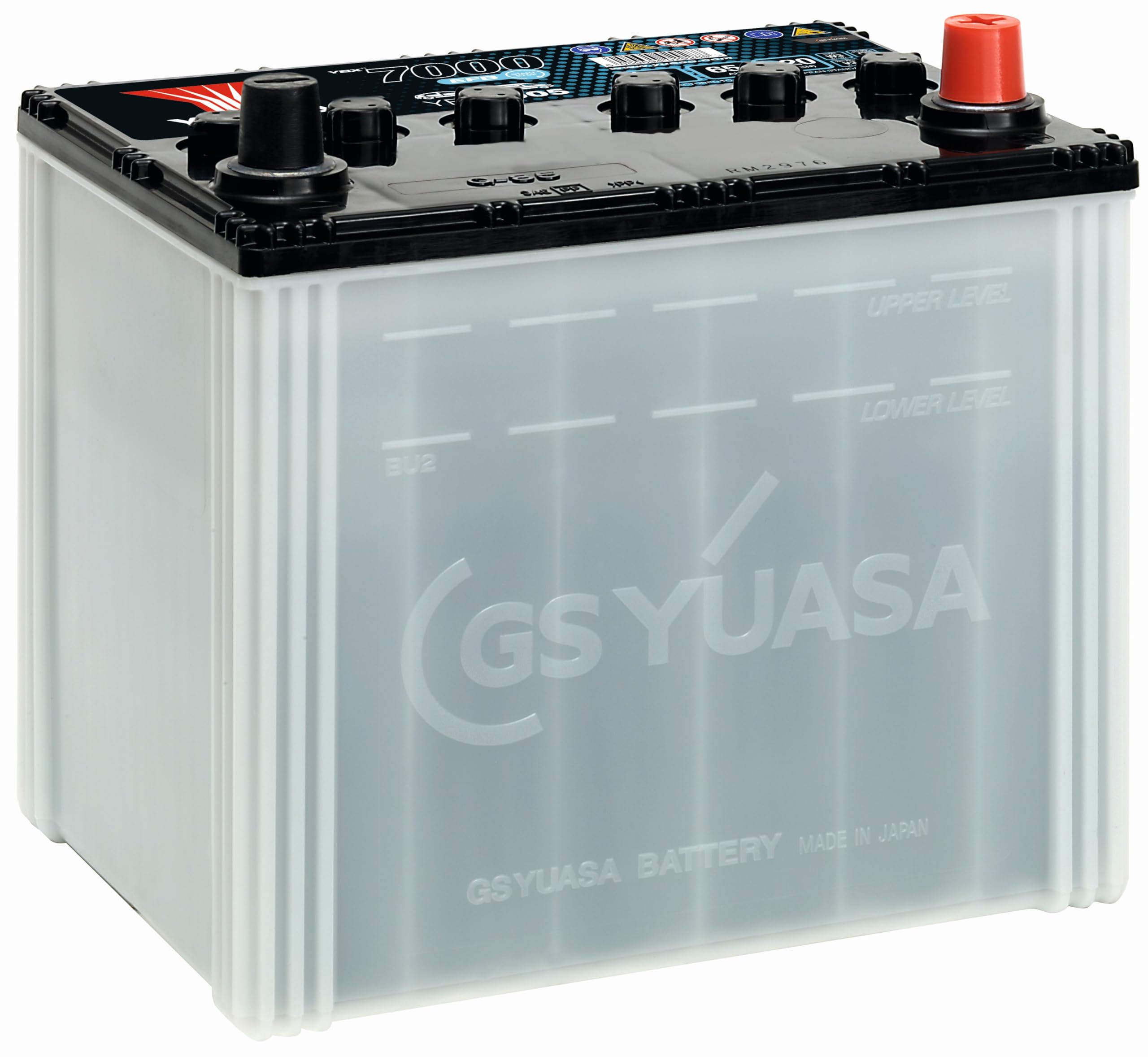YUASA Batteria 65, Ah 620, A/EN YBX7005 L 232mm B 173mm H 225mm Compatibilità con TOYOTA Yaris Hatchback P13, NISSAN MICRA IV K13