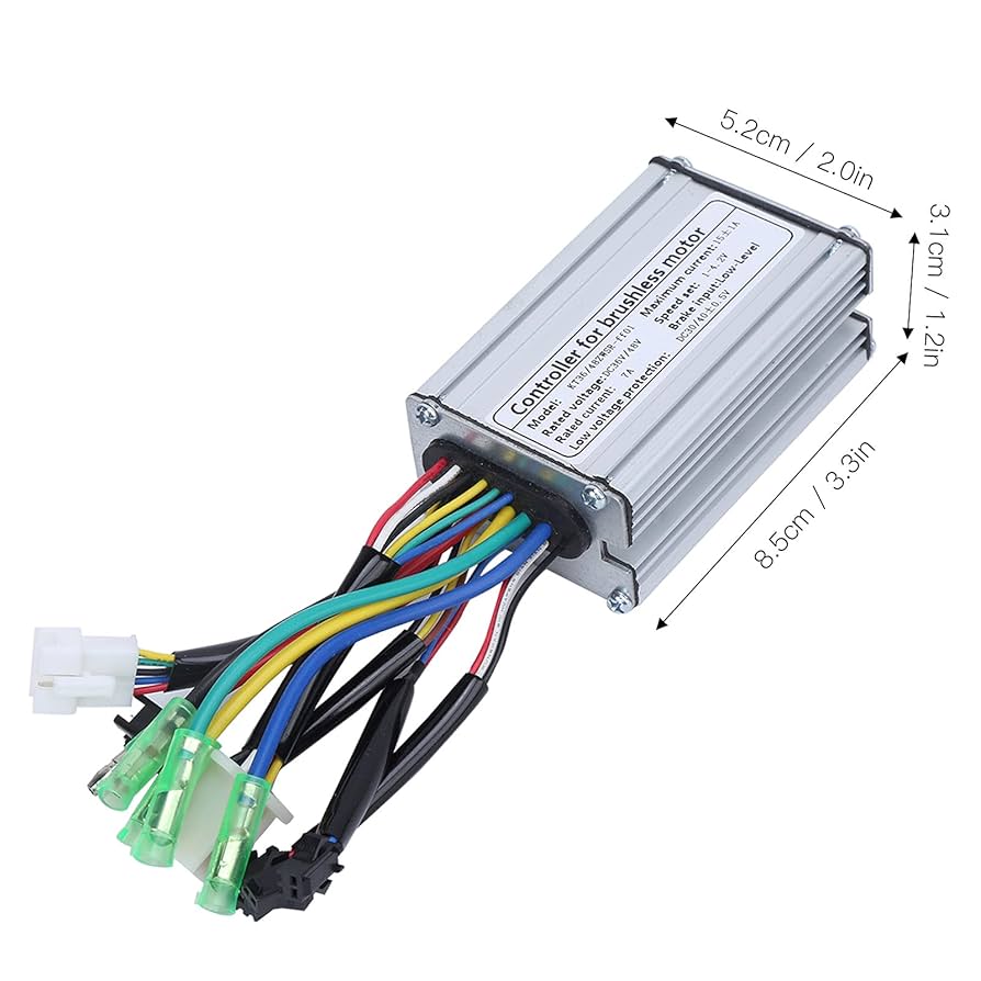 コントロールカラー Controller for brushless motor 36v48v Motor Controller - 36V/48V 350W Electric Bicycle E-Bike