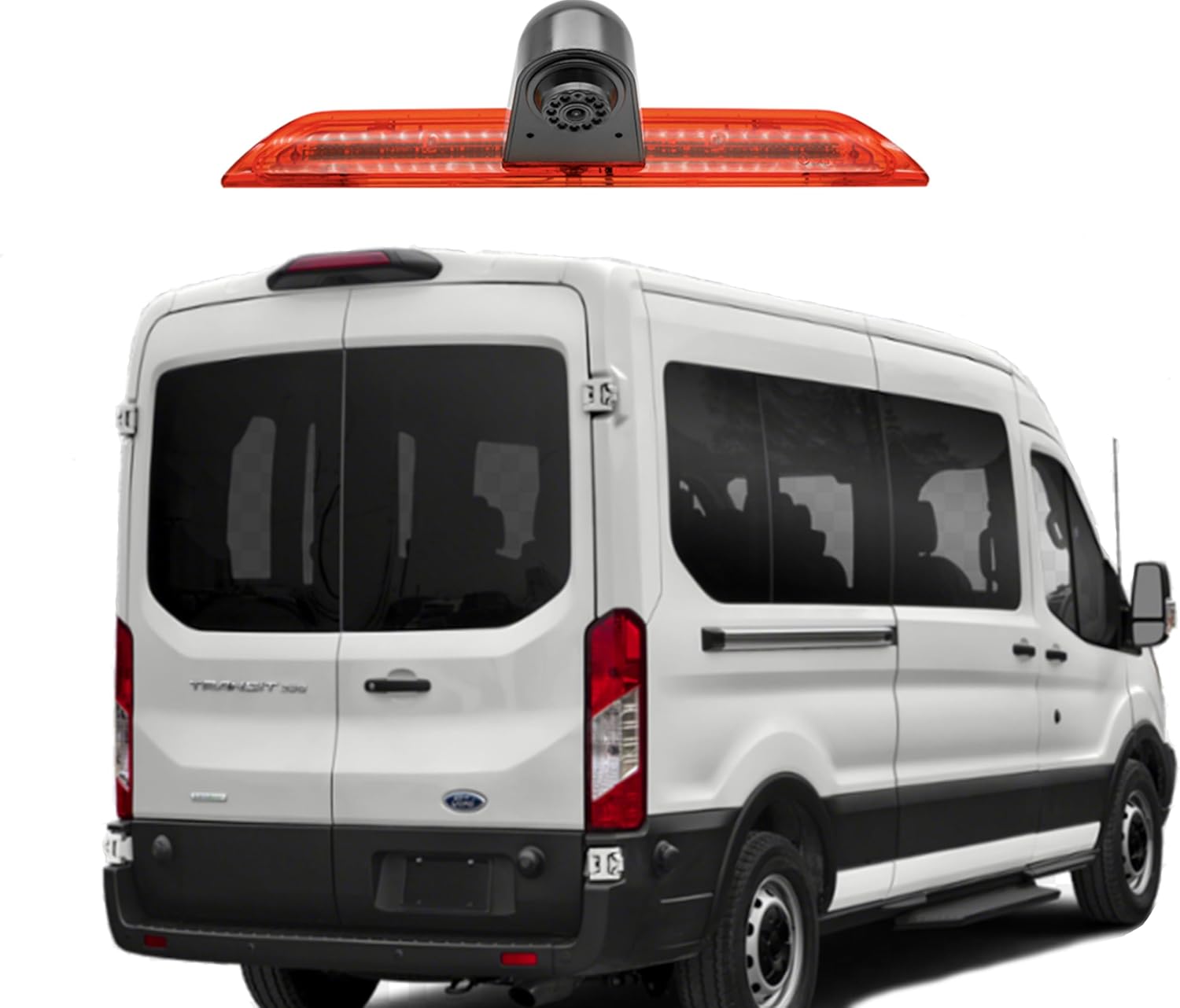 Compatible for Ford Transit 2020-Current/Ford Transit Connect 350XLT 2019 Brake Light Camera with 7Inch Monitor
