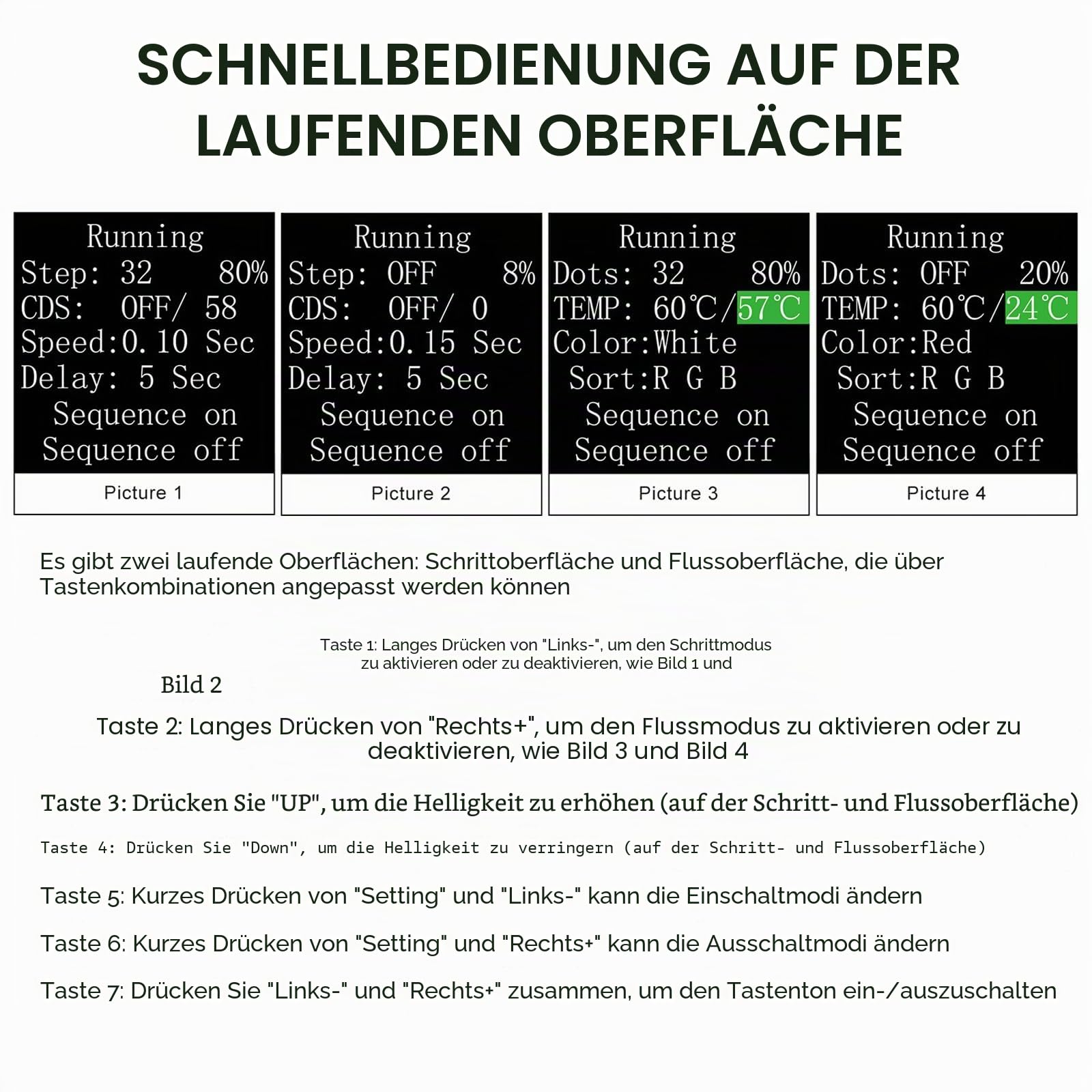32CH PIR-Sensor Treppenlicht Controller,Treppen-Controller mit Sensor, Laufband und Lichtsensor, Panelschalter, 32 Stufen Infrarot-Controller,Treppenlichtsteuerung LED-Treppenlicht-Controller