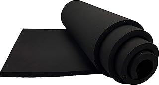 Lazy Dog Warehouse Neoprene Sponge Foam Rubber Sheet Rolls 15in x 60in (1/2in Thick)