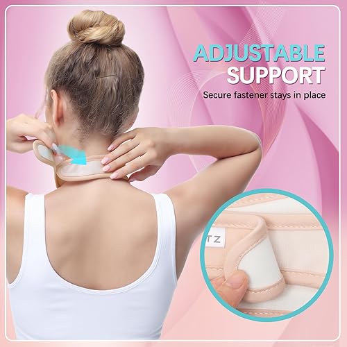 Miniatura 4 de Paquete de aceite de ricino para la tiroides - Compresa de aceite de ricino orgánico para el cuello, reutilizable, diseño a prueba de fugas, menos