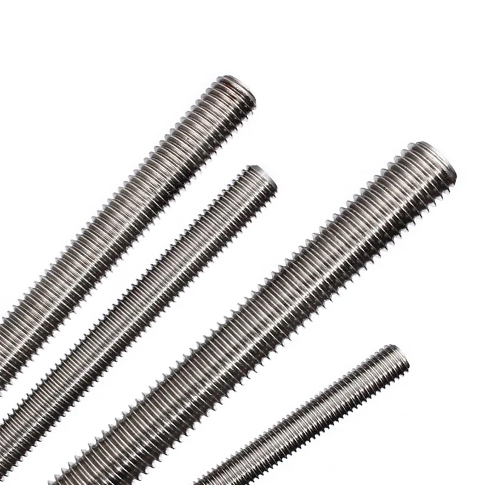 Varilla Roscada Varilla de Rosca Completa de Acero Inoxidable M2-M20 304, Varilla de Tornillo, Rosca de Perno sin Cabeza, Perno roscado Completo para ConstruccióN, Industria(5pcs,M8 x 250)