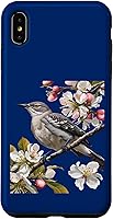 Vista 11 de Arkansas Northern Mockingbird Surrounded by Apple Blossom Case for iPhone 17