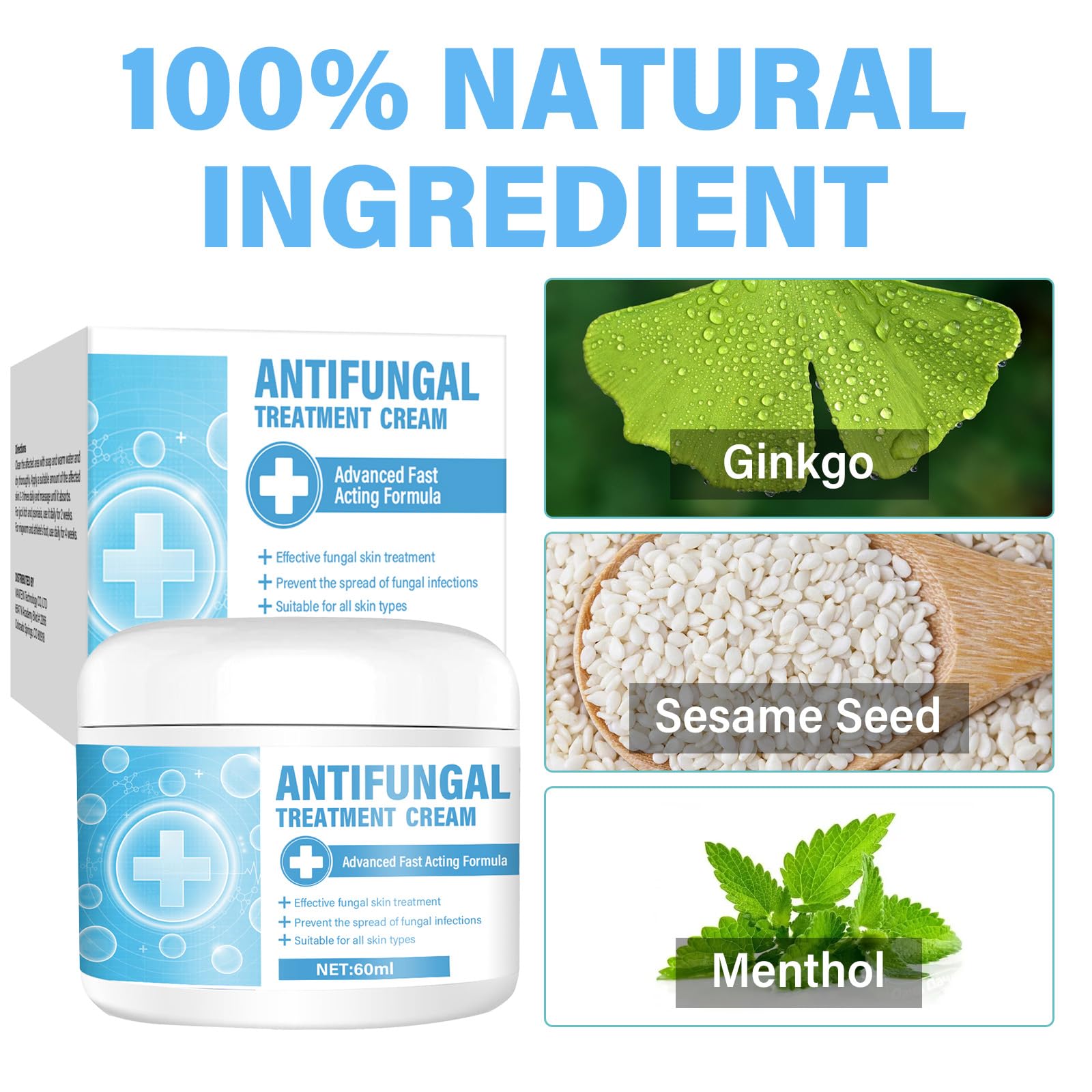 Crema Piedi, Trattamento Idratante ed Emolliente per Piedi Secchi, Formula con Estratti Vegetali per Talloni Screpolati, Lozione Nutriente Intensiva Contro Odori, Cura Quotidiana della Pelle, 60g