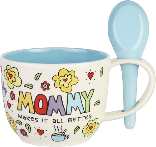 Miniatura 2 de Our Name is Mud Mommy Makes it all Better - Juego de taza y cuchara, 24 onzas, multicolor