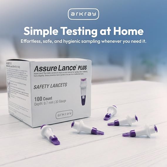 Assure Low Flow Safety Lancet 30 Gauge Needle 0.7 mm Depth 1 Box(s), 100 /Box