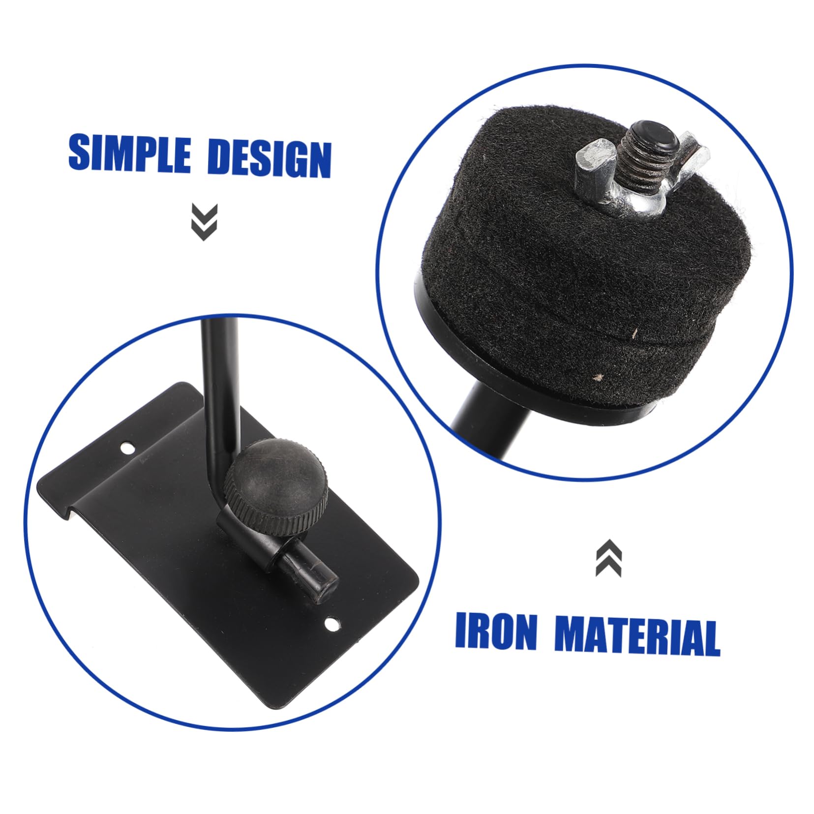 FAVOMOTO Cymbal Arm Hanging Stand Sturdy Metal Drum Cymbal Wall Mount for Display