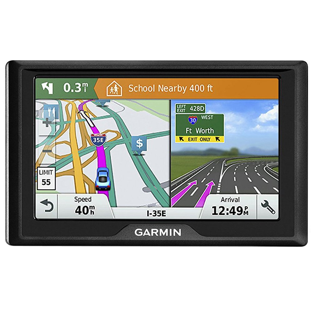 Garmin Drive 51 LM GPS Navigator with Driver Alerts USA (010-01678-0B) with 5 inch Universal GPS Navigation Protect and Stow Case & 1 Piece Micro Fiber Cloth