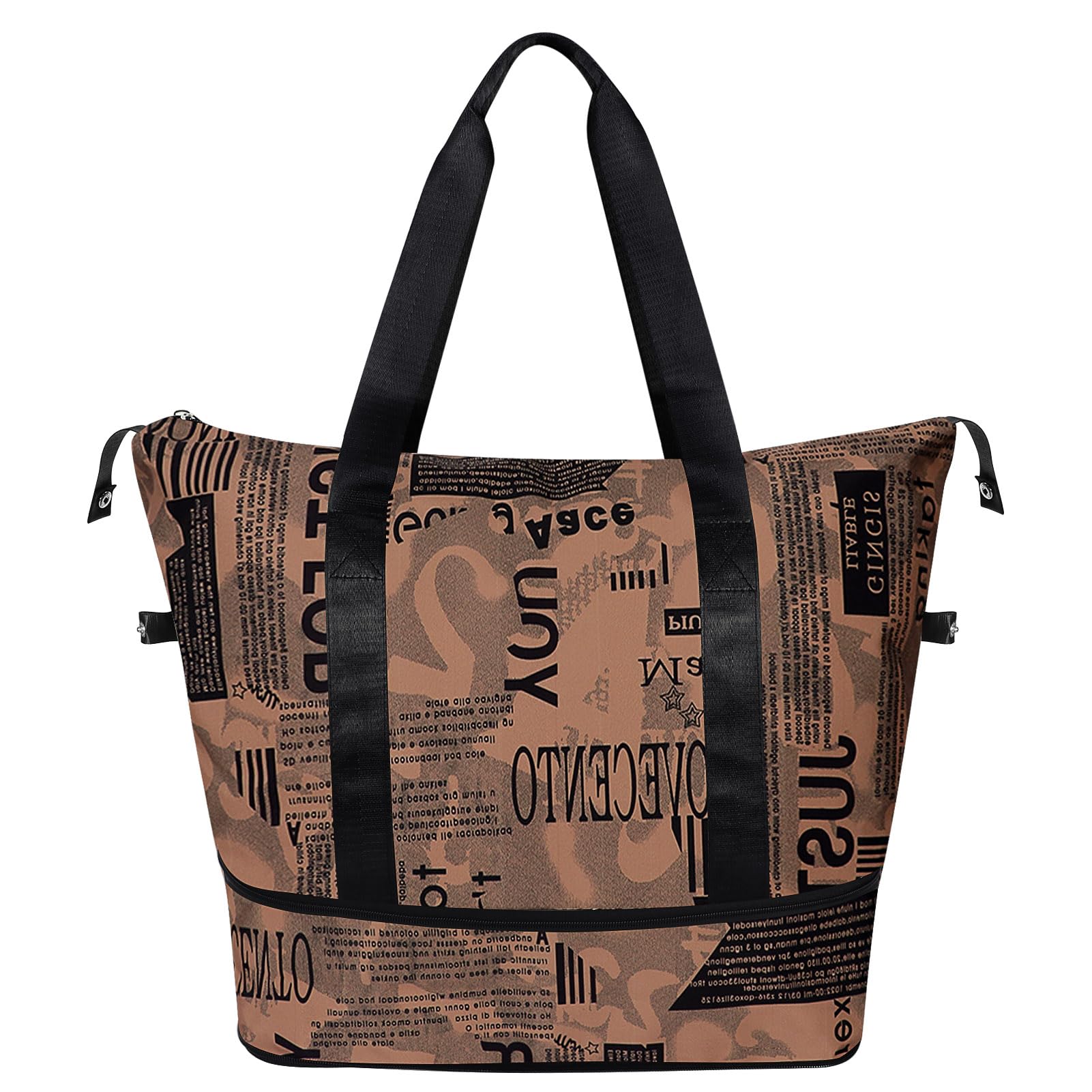 Womens Travel Duffel Bag Lightweight Sport Gym Bag Waterproof Weekender Overnight Bag with Wet and Dry Separation Pocket for Gym Training Yoga Fitness Swimming