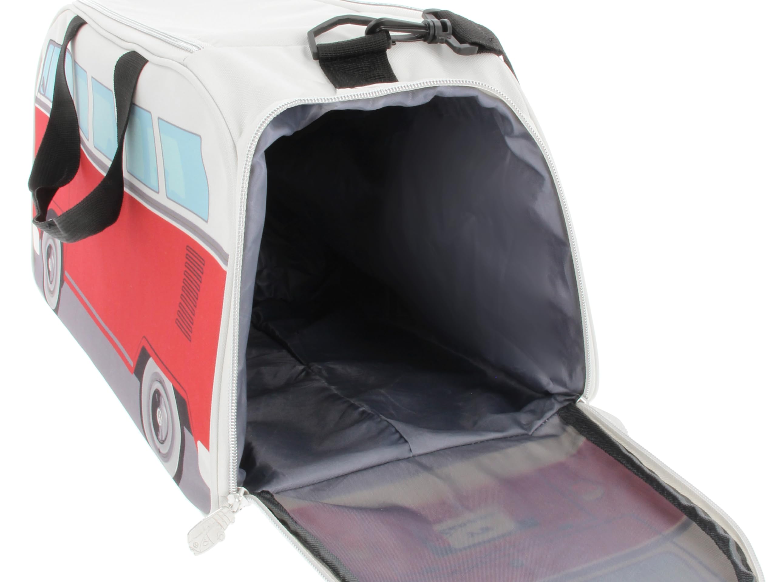 BRISA VW Collection - Volkswagen Furgoneta Hippie Bus T1 Van Bolsa de Deporte Plegable con Asas, Bolsa de Viaje con Compartimento Impermeable para Zapatos, Equipaje, Duffel Bag para Gimnasio/Regalo