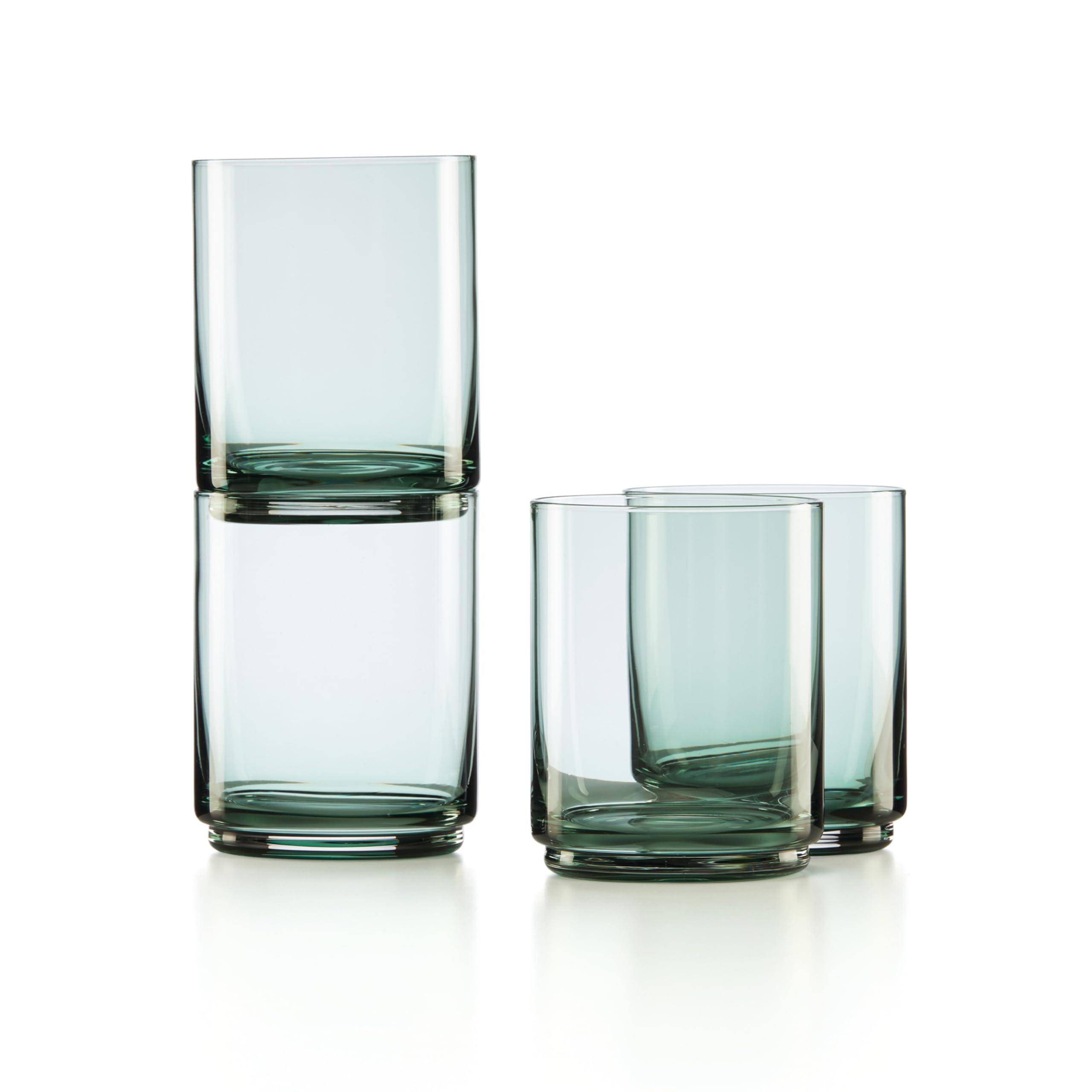 Lenox Tuscany Classics Stackable 4Pc Tall Glasses, 2.79, Green