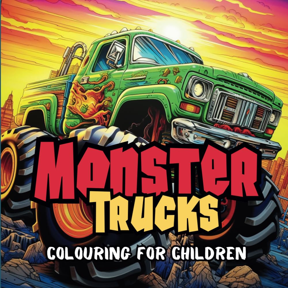 Monster Trucks: Colouring for Children (The Big (little) Colouring Book)