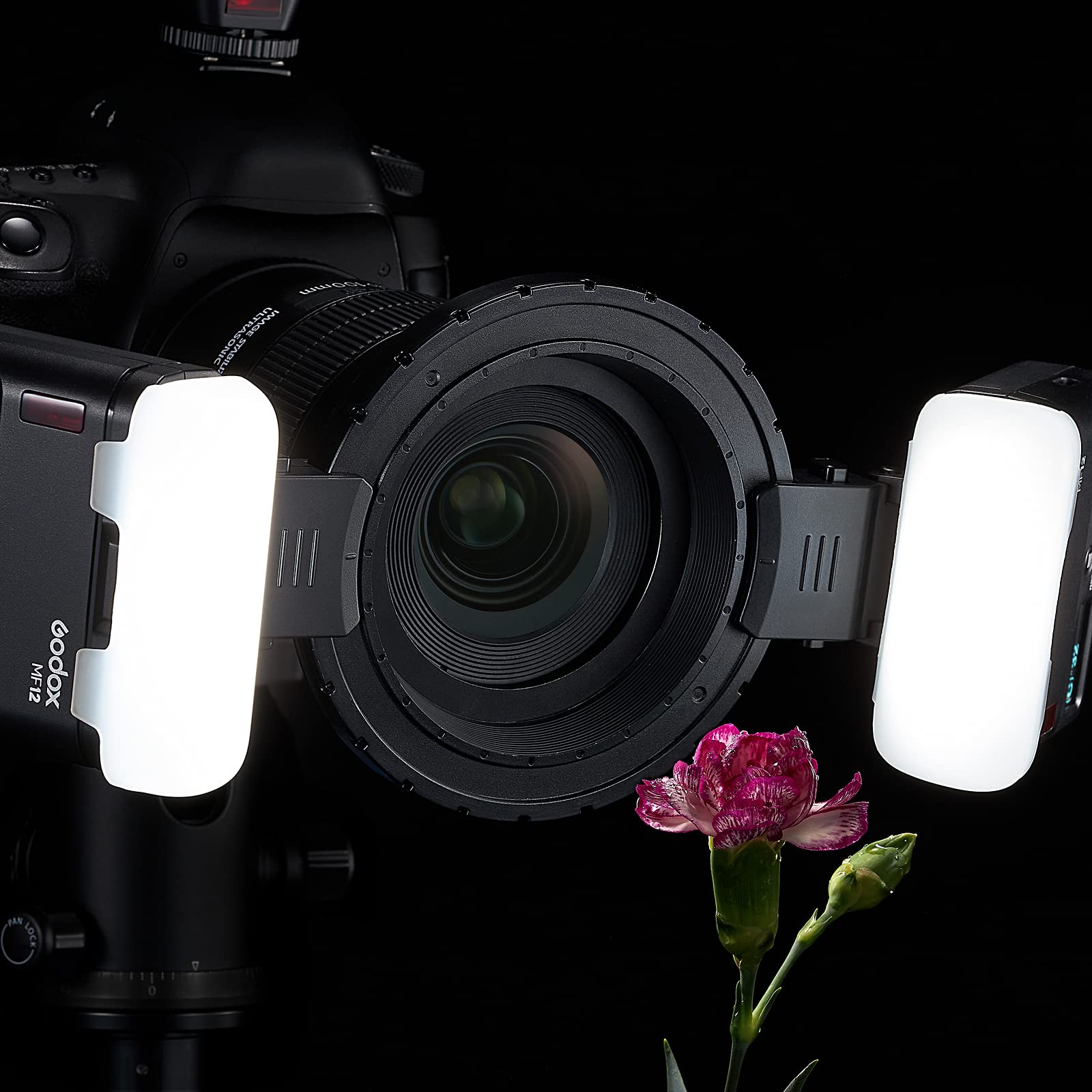 Amazon | Godox MF12 マクロフラッシュ TTL スピードライト 2.4 GHz