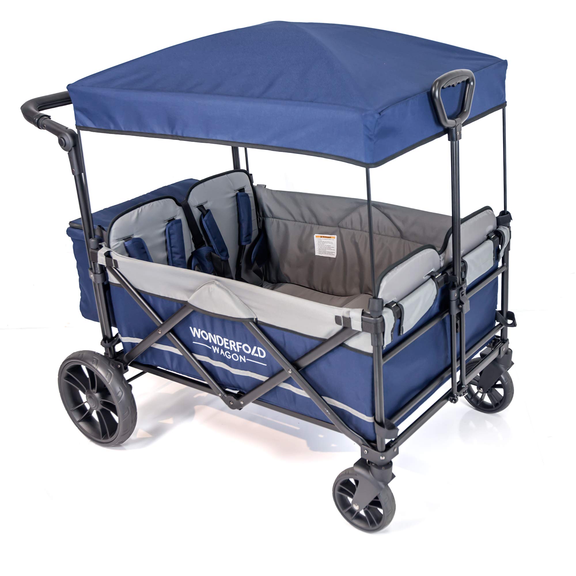 Buy WonderFold X4 Push & Pull Quad Stroller Wagon (4 Seater) Featuring