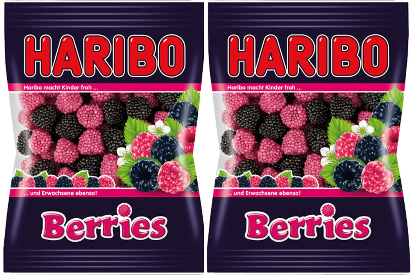 Haribo Berries Gummy Candy 2Pack (2 x 175g) Grocery & Gourmet Food