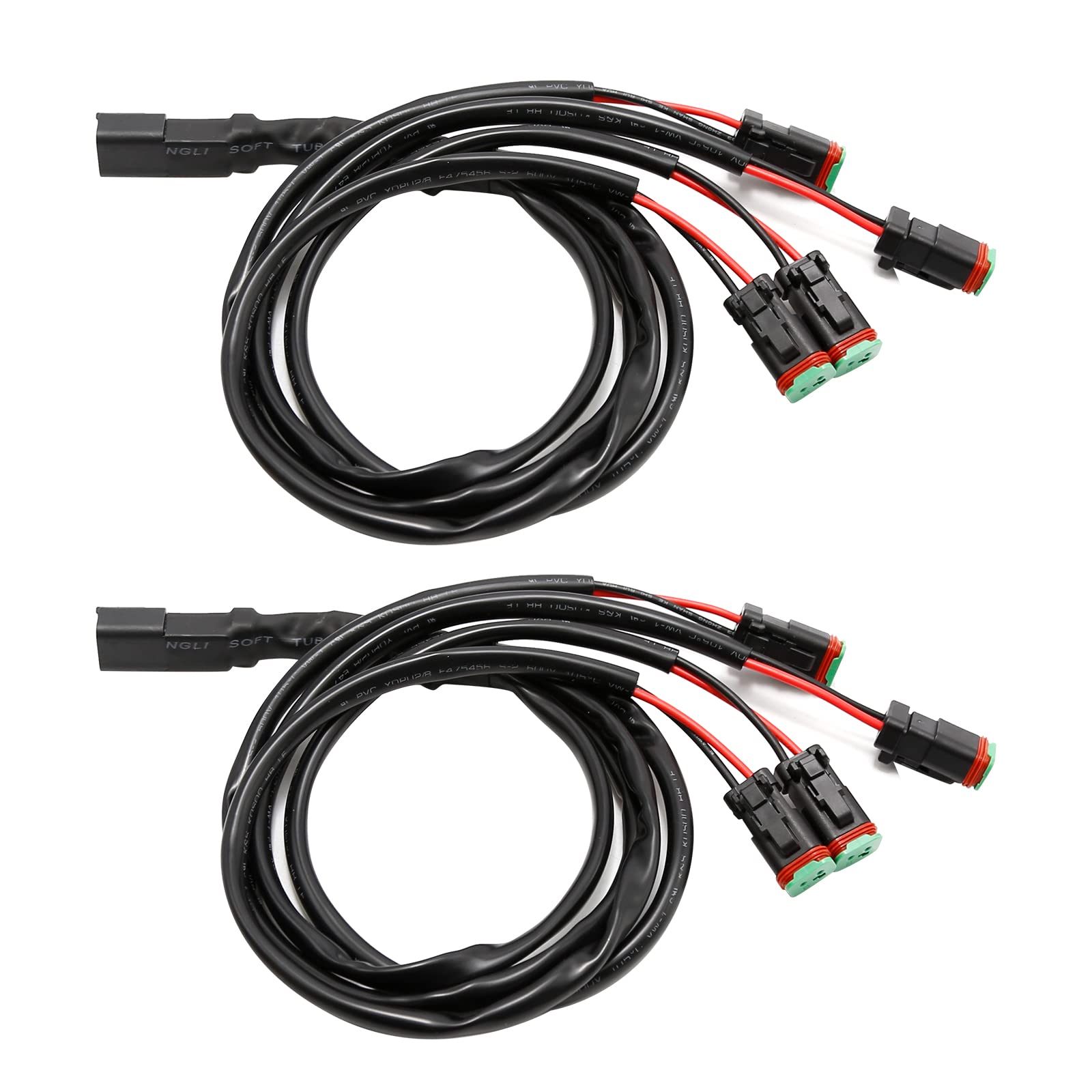 Buy 4 in 1 Deutsch Dual DT Adapter Connector Splitters Plug YShape