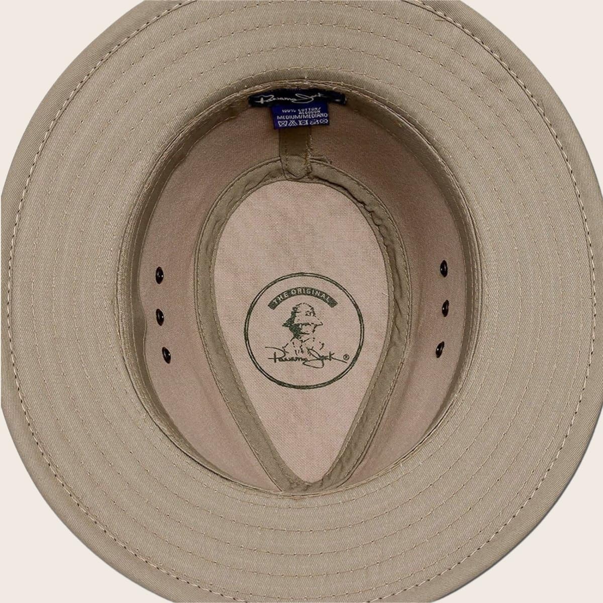Panama Jack Mens Original Canvas Safari Sun Hat UPF 50 Sun Protection Cap 2.5 Brim product thumbnail 6