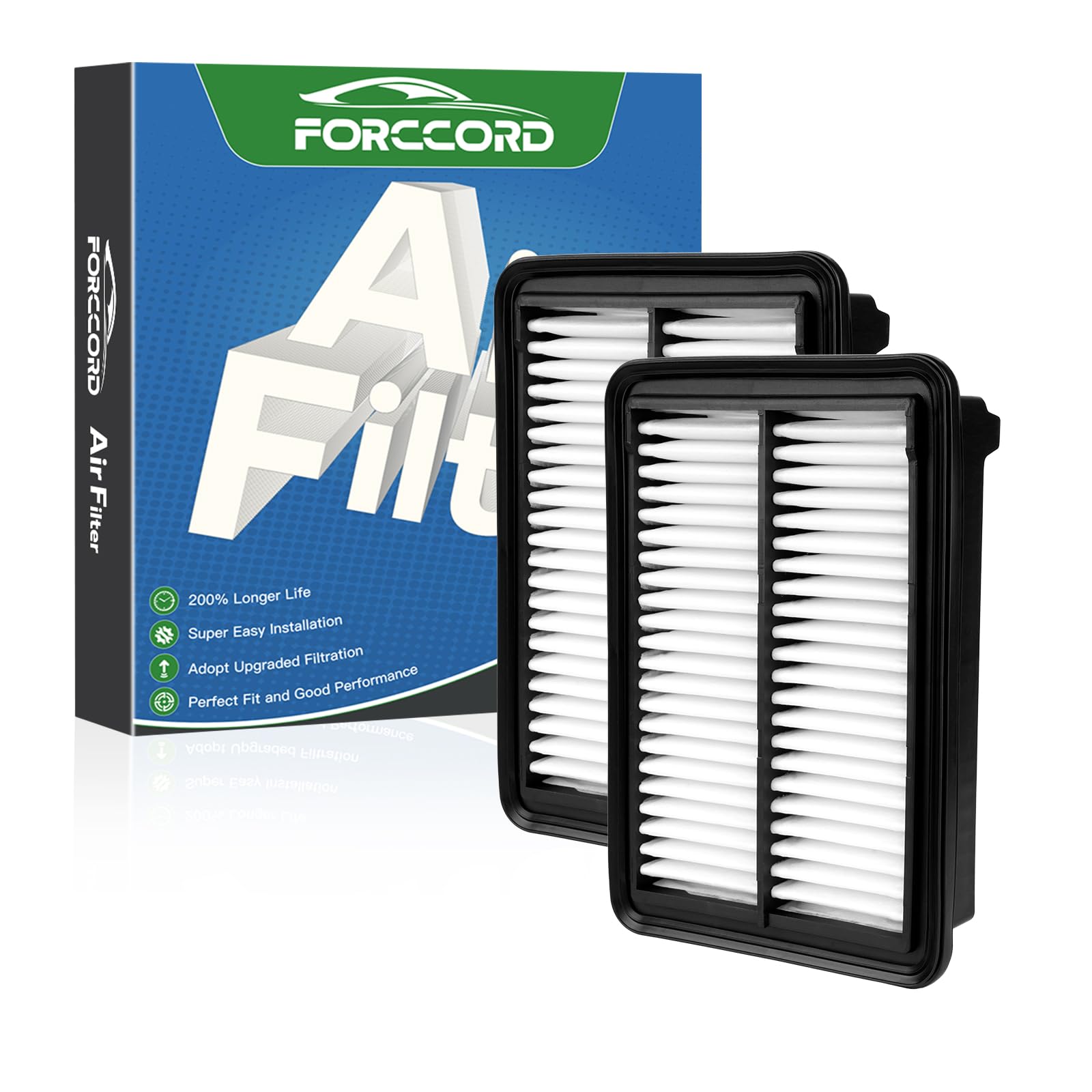 2-Pack Engine Air Filters for Honda Accord Hybrid 23-26 2.0L