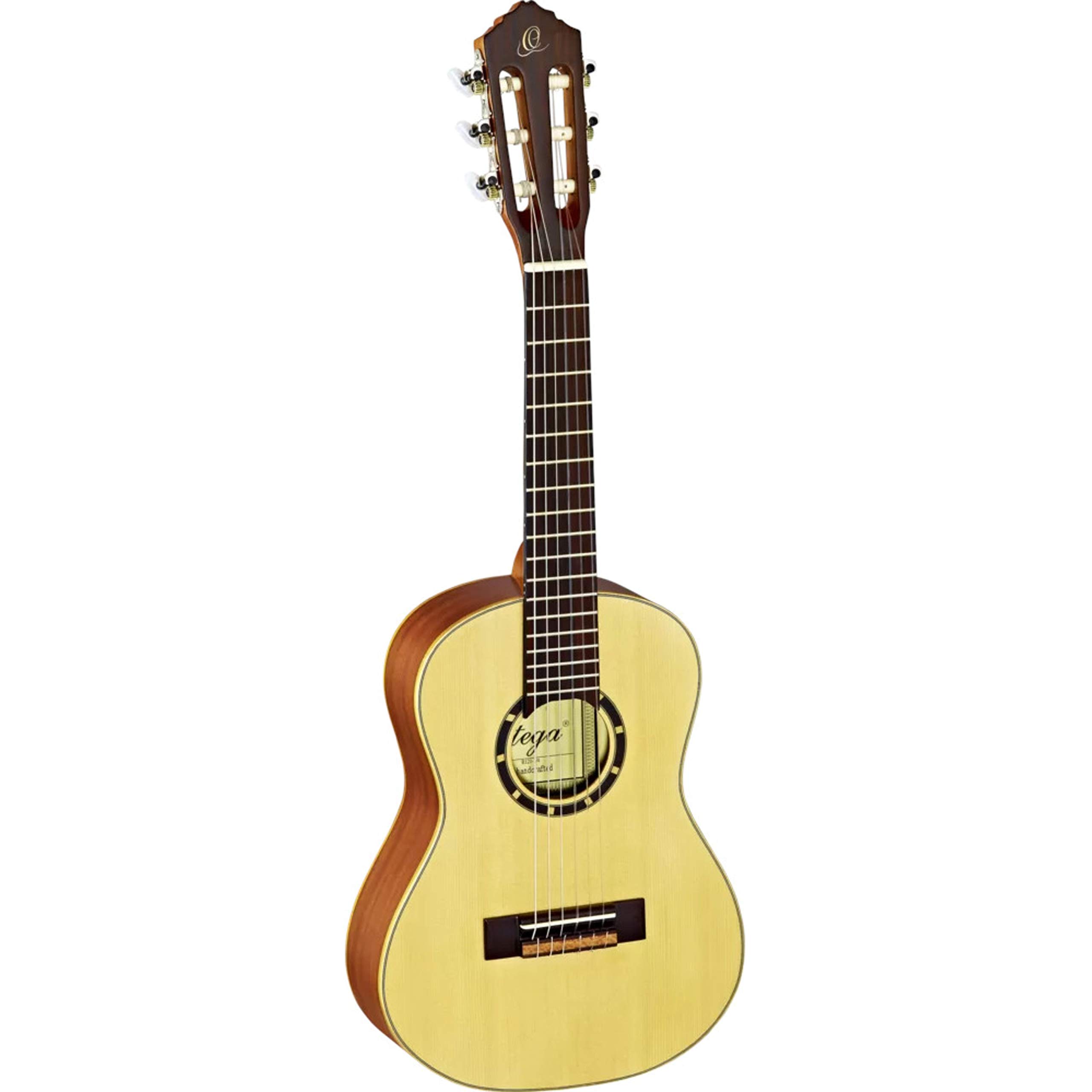Ortega Guitars Guitare Classique 1/4 – Family Series – Housse Incluse – Épicéa / Acajou, Naturel (R121-1/4)