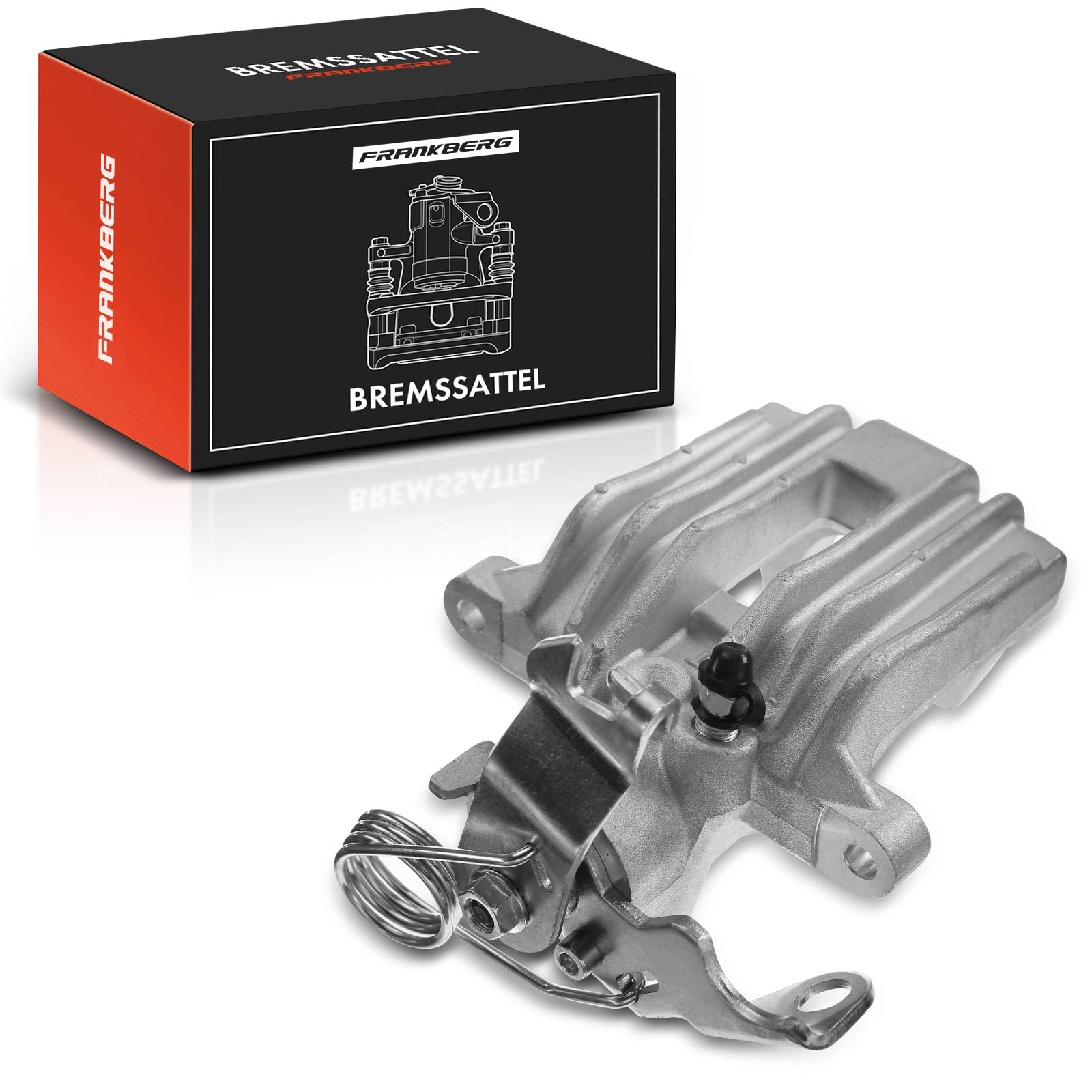 Frankberg Pinza freno posteriore sinistra alluminio 8E0615423 | Compatibile con: P.a.s.s.a.t Variant 3B5, A6 4B2 4B4, P.a.s.s.a.t Variant 3B6, P.a.s.s.a.t 3B3, A6 Avant 4B5 4B6