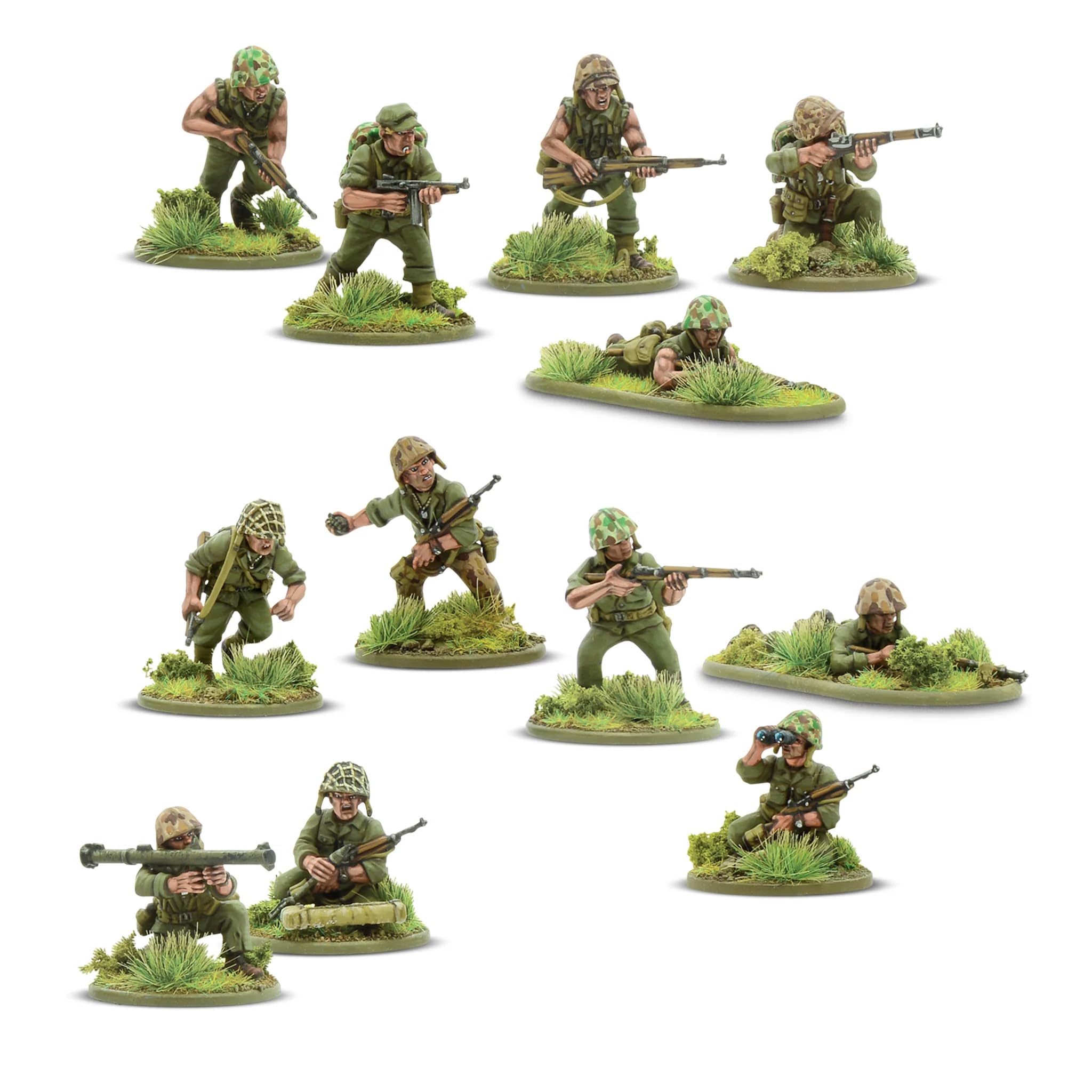 Warlord Games Island Assault – Bolt Action Troisième édition Starter Set – 28 mm Jeu de stratégie de combat de la Seconde Guerre mondiale pour 2 joueurs ou plus utilisant des figurines