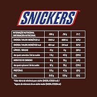 Vista 8 de Snickers Bar with Caramel and Roasted Peanuts Chocolate Covered, 24 bars x50g (1200g)