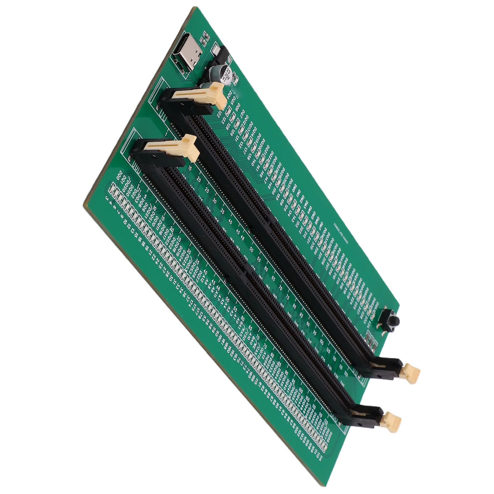 Tester pamięci Mavaol DDR3 Analizator diagnostyczny pamięci zasilacza typu C z diodą LED do rozwiązywania problemów