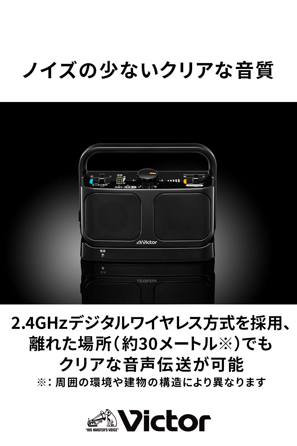 JVCケンウッド みみ楽 ワイヤレススピーカーシステム SP-A900-Wサムネイル7
