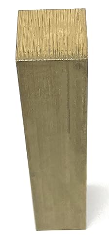 Miniatura 3 de Metal Magery Cuchillo de barra cuadrada de latón para hacer barra de latón de 1 "x 1" x 5"