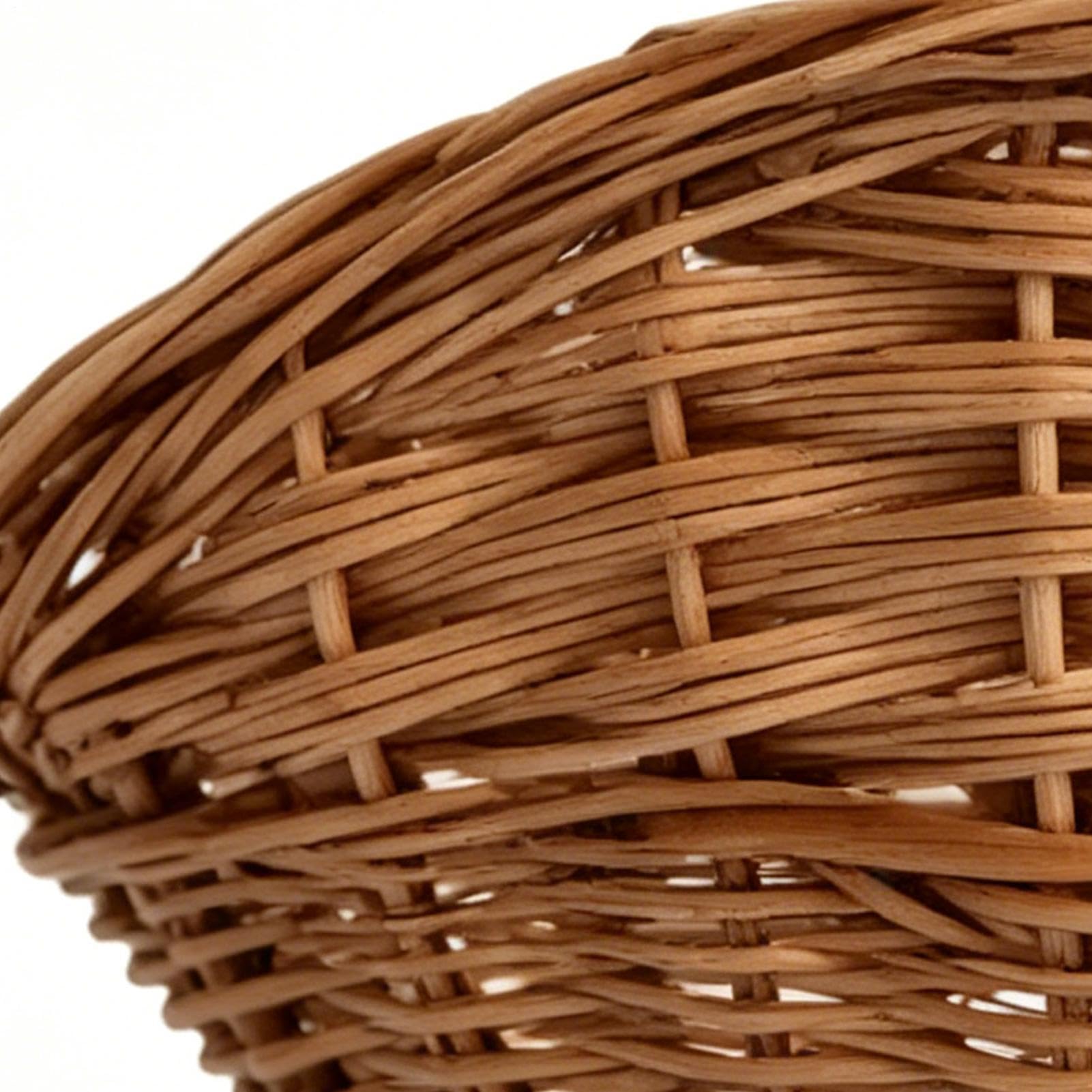 Cestino per il pane in , 37 x 23 x 6 cm, vassoio ovale in tessuto, con manico, grandi cestini da portata, per raccogliere verdure, fiori, bancone, decorazione, picnic, cucina, tavolo