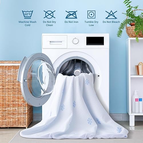 Miniatura 7 de MUXHOMO Protector de colchón impermeable, transpirable y silencioso, funda de colchón tamaño Queen con bolsillo profundo de 8 a 21 pulgadas, funda