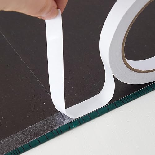 Miniatura 5 de 2 rollos de cinta adhesiva de doble cara de 14 pulgadas para arte bricolaje manualidades fotografía álbumes de recortes fabricación de tarjetas