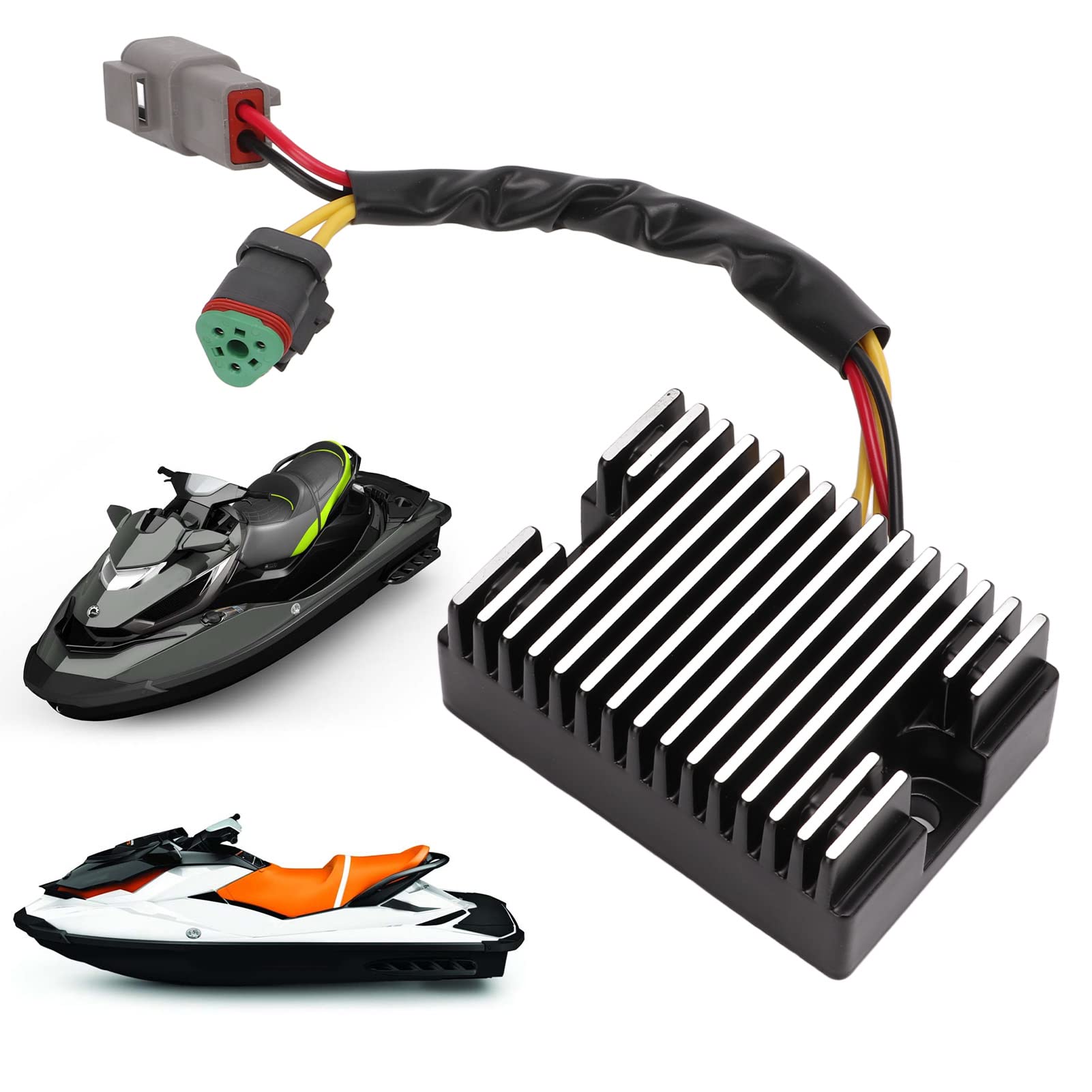 Rectificador de Alternador, Rectificador Regulador de Voltaje 278001581 Rectificador Regulado por Alternador de Tensión de Voltaje Repuesto para GTX 4 TECH LTD SC