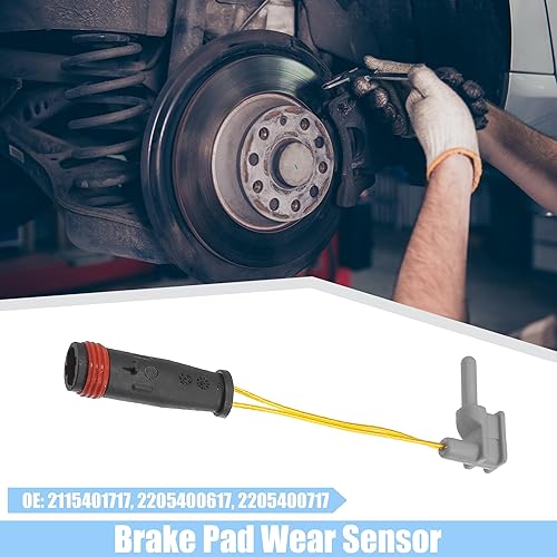 Miniatura 2 de ACROPIX Reemplazo de plomo para pastillas de freno delanteras y 2 traseras para Mercedes-Benz C230  Paquete de 1 tono negro dorado