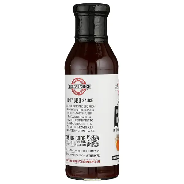 The Backyard Food Co Honey BBQ Sauce, 15 OZ 4