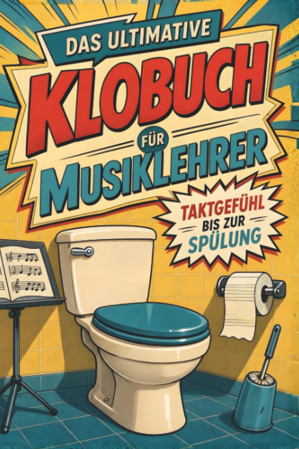 Das ultimative Klobuch für Musiklehrer: Taktgefühl bis zur Spülung. Lustiges Geschenk für Musik-Lehrerinnen, Noten und Schülerchaos