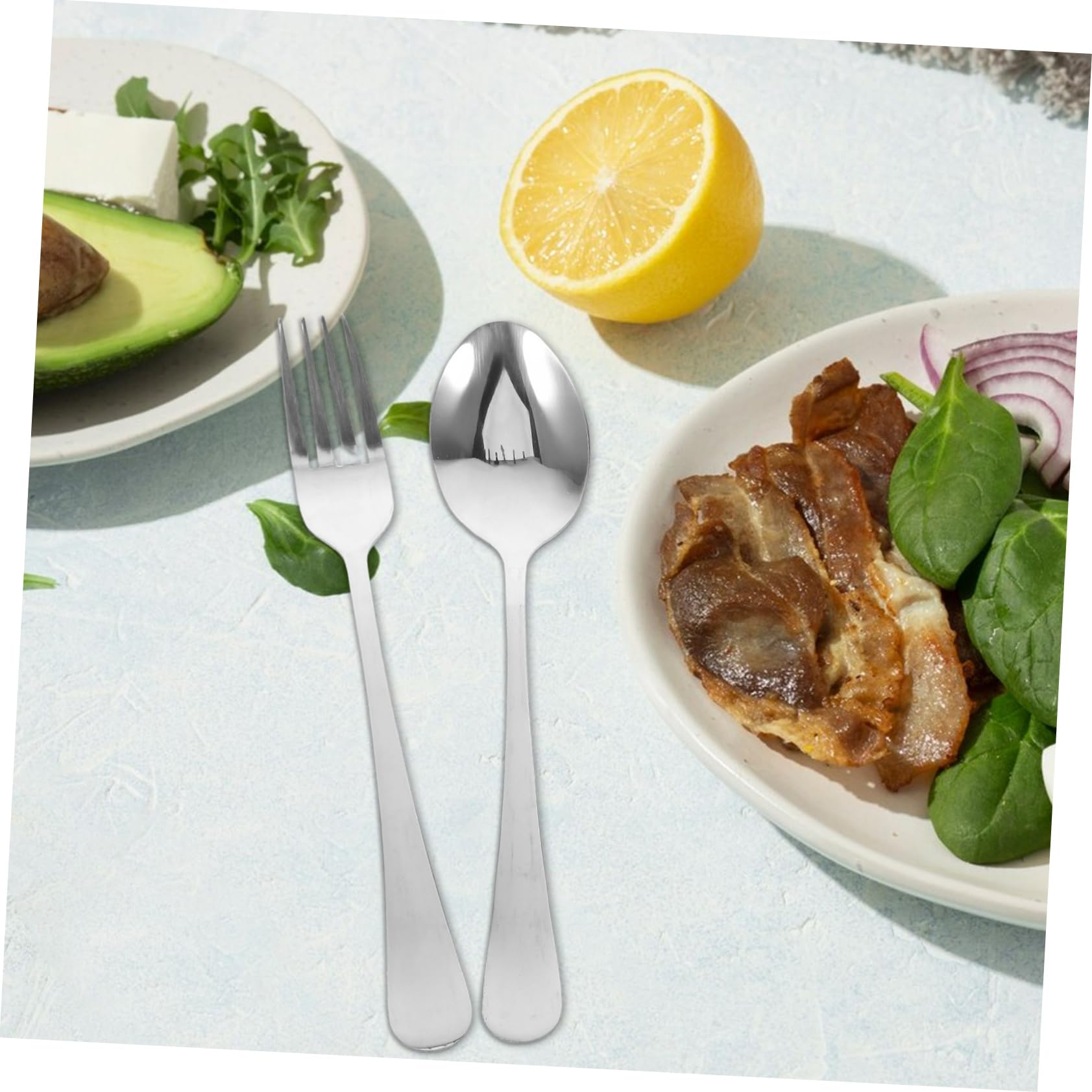 Alipis 20piezas Cubiertos Inoxidable De Diseño Innovador Para Fiestas y Comedor