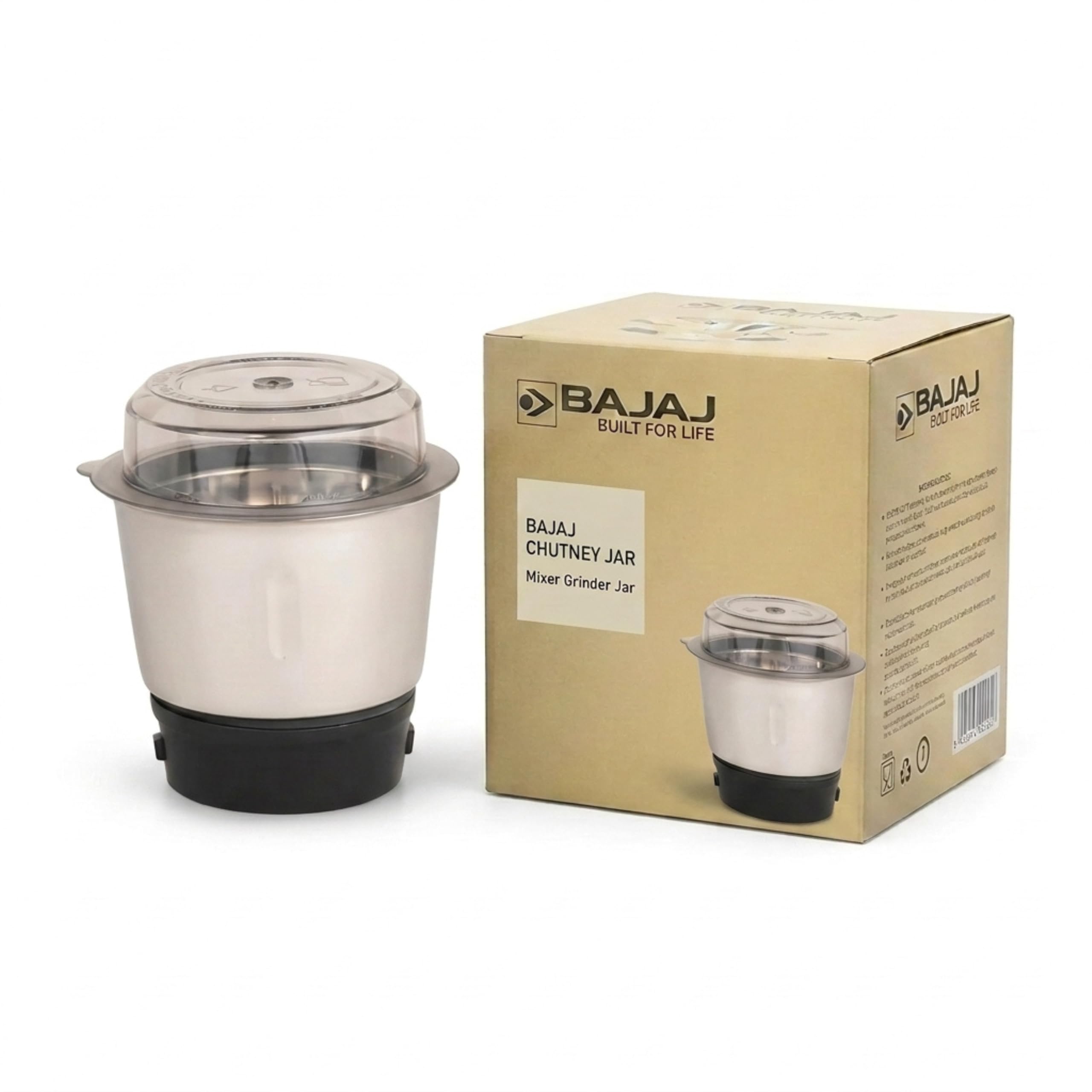 Bajaj Chutney Jar Assembly compatible with Bajaj Twister, Twister Fruity, GX-7, GX-8, Bravo, GX 10DLX, GX-15, Rex, FX-7GX15 | Precisely engineered for Bajaj mixer grinder-image-38