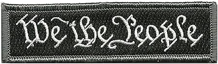 We The People - Tactical Morale Patch - Black/White by Gadsden and Culpeper