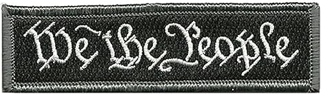 We The People - Tactical Morale Patch - Black/White by Gadsden and Culpeper