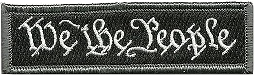 We The People - Tactical Morale Patch - Black/White by Gadsden and Culpeper