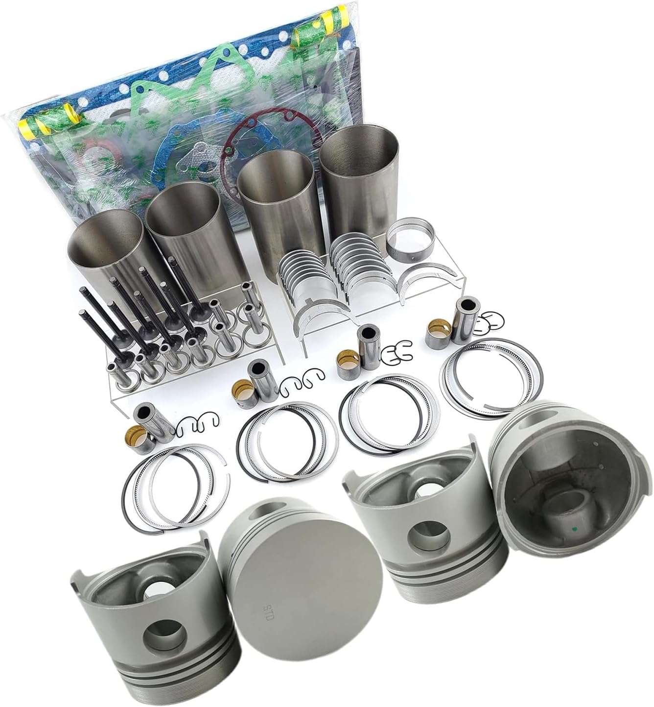 dertgmlm V1702 Engine Overhaul Rebuild Kit Fits For Kubota