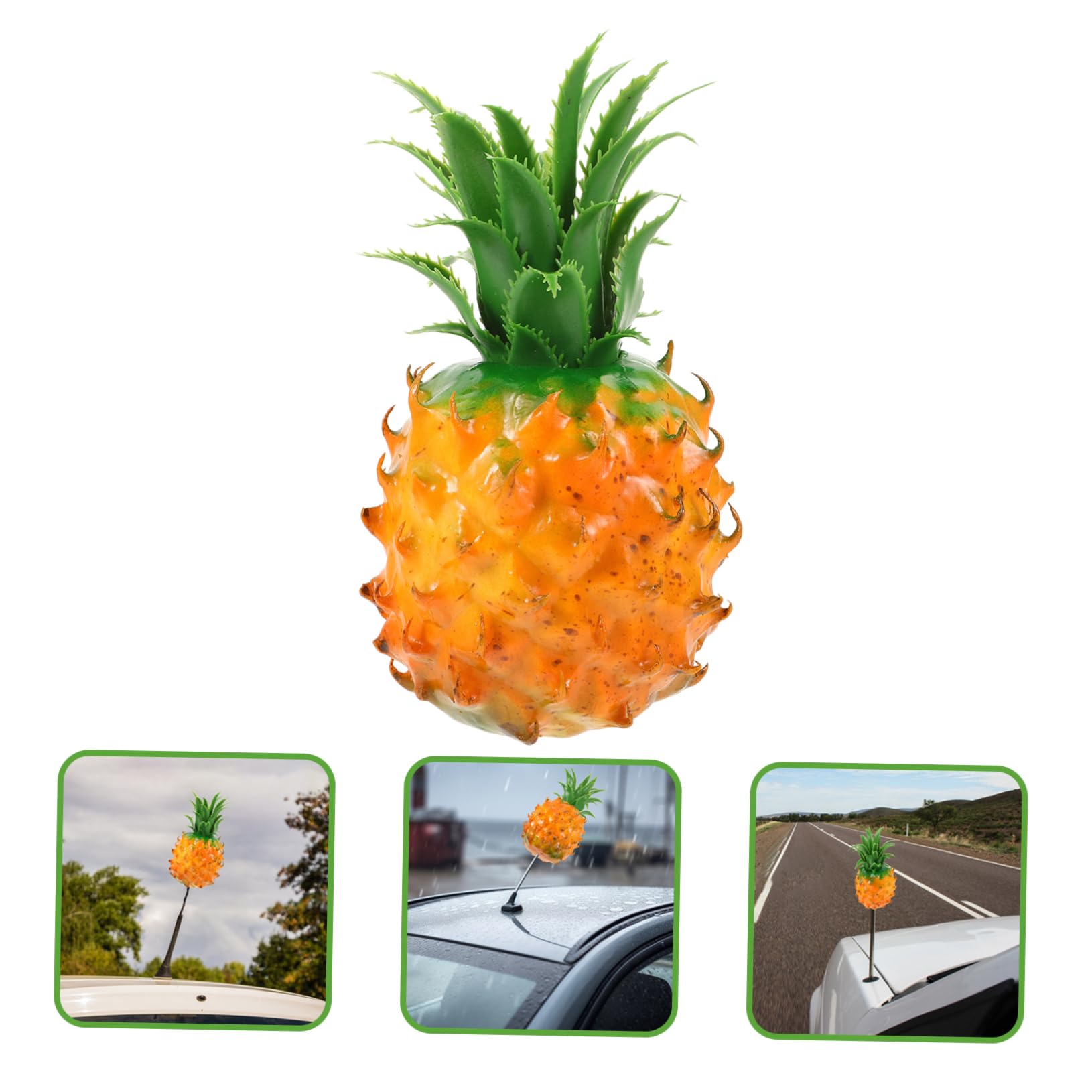 3Pcs Voiture Antenne Décoration Mignon Décor De Voiture Auto Accessoire Antenne Topper pour Véhicules Décorations De e Mignon Auto Topper Car Supply Topper