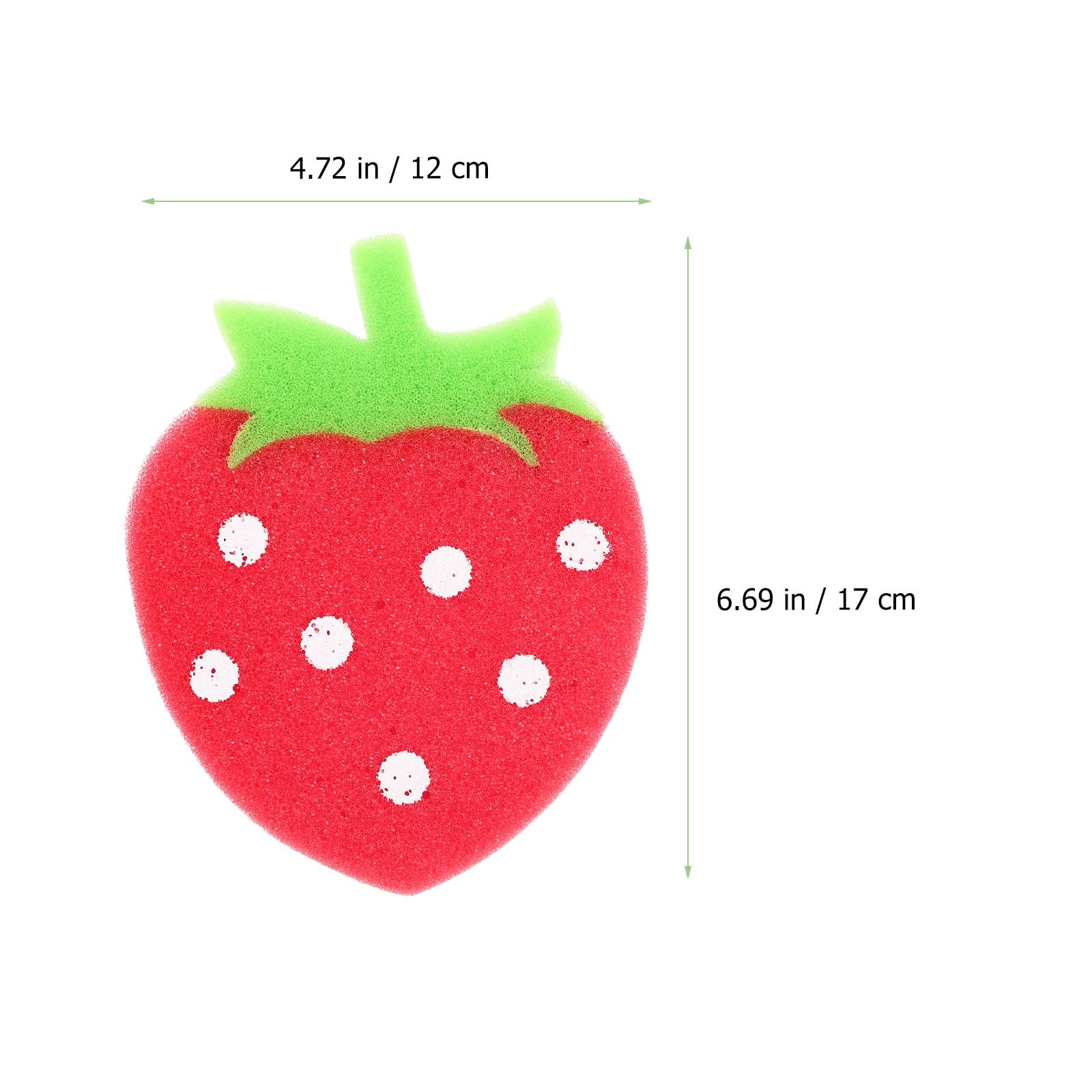 Lot de 4 Éponges à Récurer de Fruits, Accessoires Cuisine, Éponge Résistante et Absorbante, pour Nettoyage Vaisselle et Surfaces Ménagères Plusieurs Styles