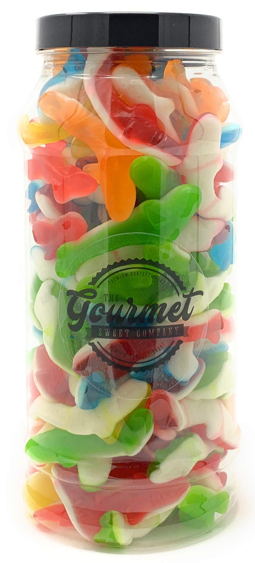 Smiley Faces Retro Sweet Shop Jar by The Gourmet Sweet Company — view 302