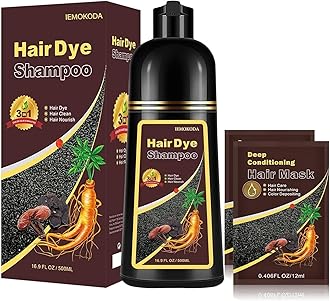 Blonde Brown Hair Dye Shampoo 3 in 1 - Instant Shampoo Para Pintar el Cabello Refresh Hair Color, Herbal Shampoo Hair Dye for Women Men, Easy to Use & Long Lasting Hair Color Shampoo 16.90 oz